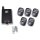Schartec 230 V Wireless Receiver Set incl. 5 Remote Controls 433 MHz