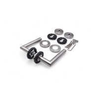 Salvador Stainless Steel Door Handle Silver Finish