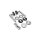Salvador Stainless Steel Door Handle Silver Finish