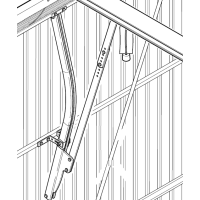 Hörmann canopy bow arm KTAH 1 suited for...