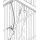 Canopy bow arm KTAH 1 suited for Hormann canopy doors