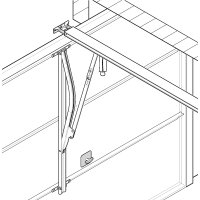 Hörmann universal canopy bow arm KTAF 1 suited for...