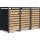 Schartec Wheelie Bin Storage Wooden Design SMB1-3