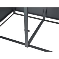 Quad Wheelie Bin Storage Unit Anthracite Grey SMB2-4