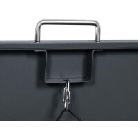 Quad Wheelie Bin Storage Unit Anthracite Grey SMB2-4