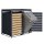 Schartec 4-Bin Wheelie Bin Store with Wooden Design and Planter Roof SMBF1-4-H