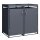 Schartec Bin Store 4-Pack Anthracite with Plant Roof SMBF1-4-A