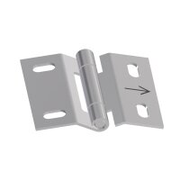 3 x Centre hinge for sectional garage doors