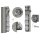 1 pair of Cable drums for sectional doors