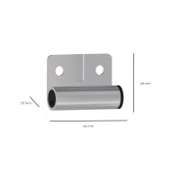 Roller Holder right for Sectional Garage Doors