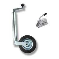 Torado® Trailer Jockey wheel 48 mm with rubber tyre