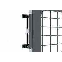 Double-Leaf Swing Gate in Anthracite 1200 x 4000 mm