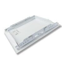 White metal access panel with key 500 x 500 mm