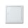 White metal access panel with key 500 x 500 mm