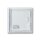 White metal access panel with key 500 x 500 mm
