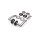 Riley Stainless Steel Door Handle in Silver
