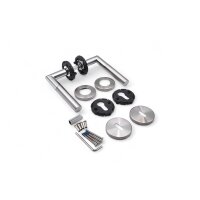 Liam Stainless Steel Door Handle in Silver