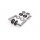 Liam Stainless Steel Door Handle in Silver