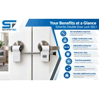 Schartec Double Door Lock SDL1 – Patio Door...