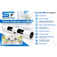 Schartec Double Door Lock SDL2 – Patio Door...