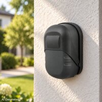Schartec Key Safe SKB2 – Wall-Mounted Key Box with 4-Digit Combination Code for Outdoor Use