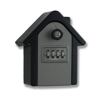 Schartec Key Safe Box with Code – House-Shaped Key Lock Box for Wall Mounting