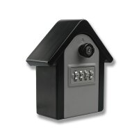 Schartec Key Safe Box with Code – House-Shaped Key Lock Box for Wall Mounting