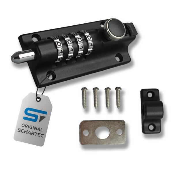 Schartec Door Bolt with Combination Code – Mechanical Gate Lock