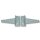 SCHARTEC Garden Gate Hardware Kit galvanised – gate latch, T-hinges & handle in modern design