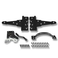 SCHARTEC Garden Gate Hardware Kit black – gate...