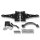 SCHARTEC Garden Gate Hardware Kit black – gate latch, T-hinges & handle in classic design