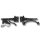 SCHARTEC Garden Gate Hardware Kit black – gate latch, T-hinges & handle in classic design