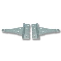 SCHARTEC Garden Gate Hardware Kit galvanised – gate latch, T-hinges & handle in classic design