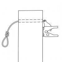 SCHARTEC Garden Gate Hardware Kit galvanised – gate latch, T-hinges & handle in classic design