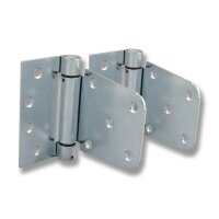 SCHARTEC Premium Garden Gate Hardware Kit galvanised – 3 mm hinges & gate latch