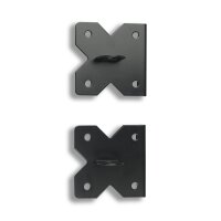 SCHARTEC Gate Drop Bolt Lock 610 mm black powder-coated...