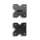 SCHARTEC Gate Drop Bolt Lock 610 mm black powder-coated steel incl. guide angle