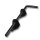 SCHARTEC Gate Drop Bolt Lock 305 mm black powder-coated steel incl. guide angle