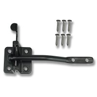 SCHARTEC Garden Gate Latch black for fence and garden...