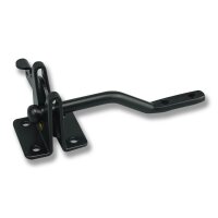SCHARTEC Garden Gate Latch black for fence and garden gates incl. fixing materials