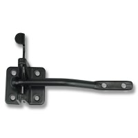 SCHARTEC Garden Gate Latch black for fence and garden gates incl. fixing materials