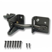 SCHARTEC Premium Garden Gate Latch black for fence and...