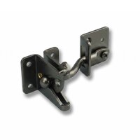 SCHARTEC Premium Garden Gate Latch black for fence and garden gates incl. fixing materials