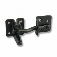SCHARTEC Premium Garden Gate Latch black for fence and garden gates incl. fixing materials