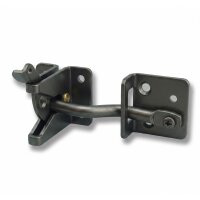 SCHARTEC Premium Garden Gate Latch black for fence and garden gates incl. fixing materials
