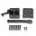 SCHARTEC Premium Garden Gate Latch black for fence and garden gates incl. fixing materials