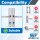 Schartec Double Door Lock SDL3 with Alarm – Patio Door Security Lock for French Doors and Conservatories
