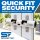 Schartec Double Door Lock SDL3 with Alarm – Patio Door Security Lock for French Doors and Conservatories