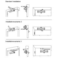 Schartec Door Closer D2024 for Doors 25-85 kg