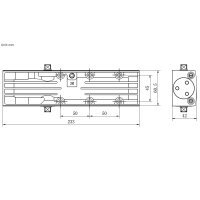 Schartec Door Closer D2024 for Doors 25-85 kg